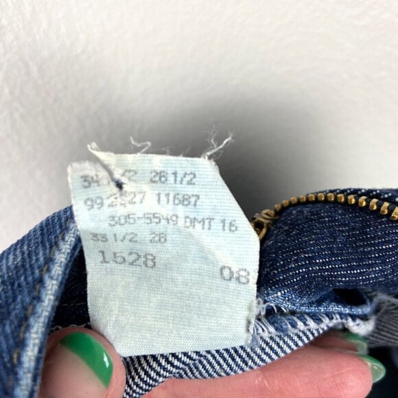 VINTAGE LEE | Tapered Leg Denim Blue Womens Jeans 16 P - Picture 10 of 10